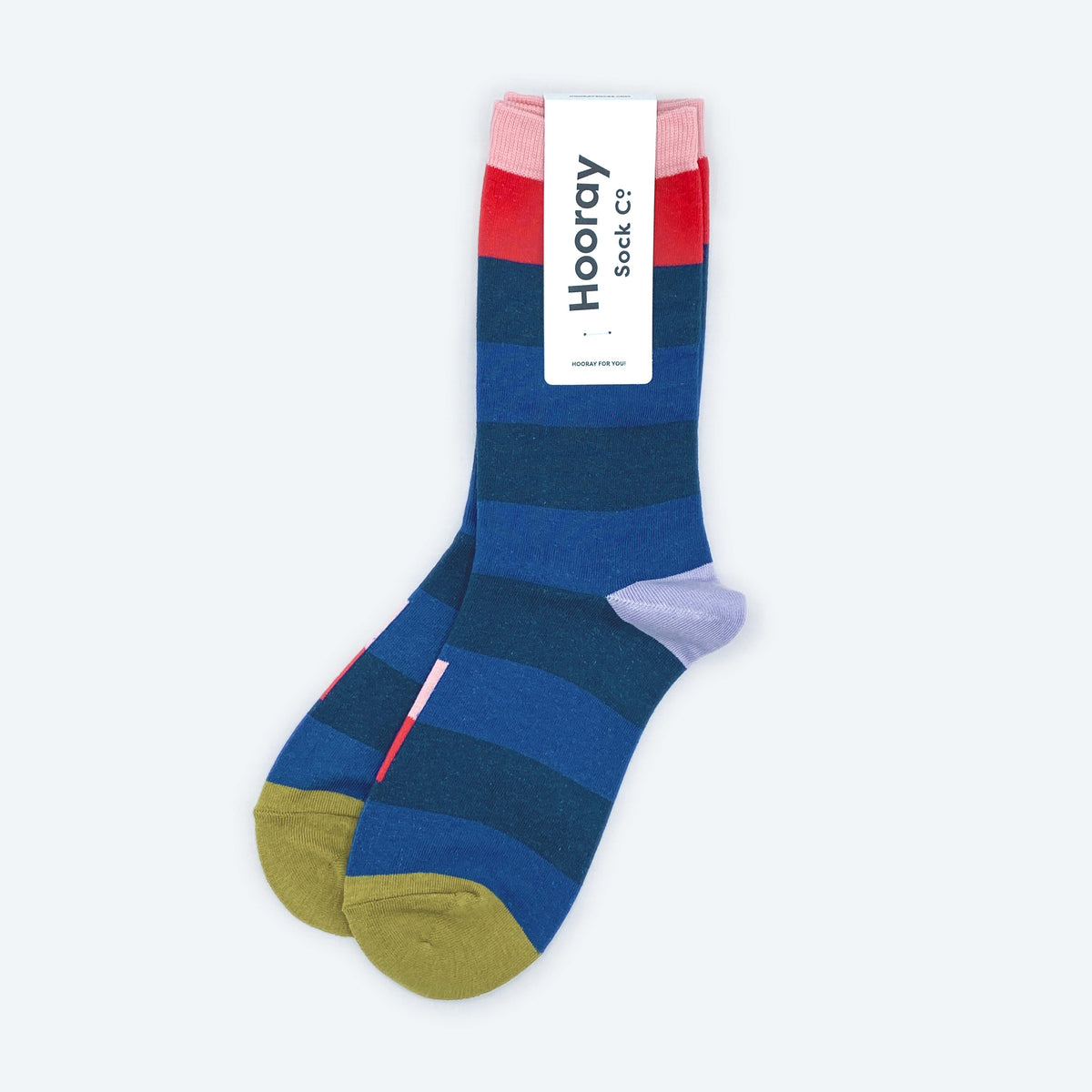 Fillmore Blue Striped Socks