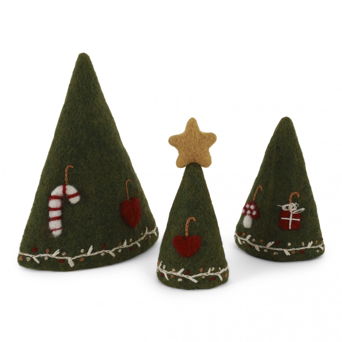 Christmas Tree w/Details - 3 in One - Green