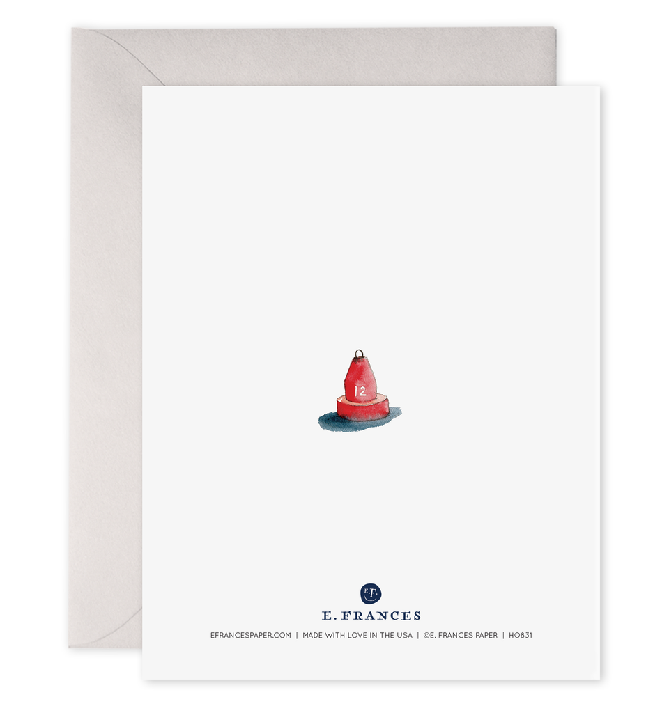 Holiday Sailboat Card | Christmas Card (Boxed Set of 6):