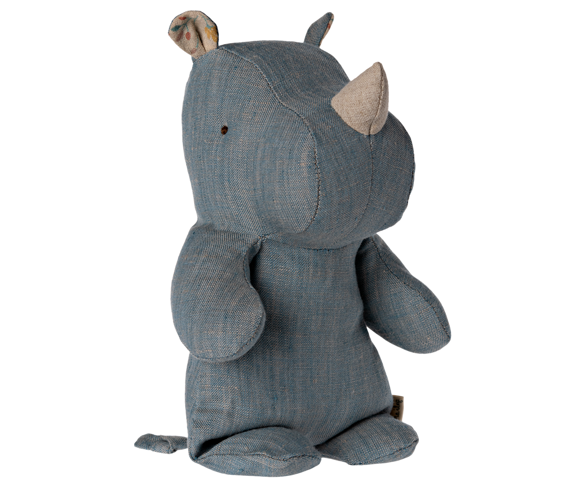 Dusty Blue Rhino Small - Maileg