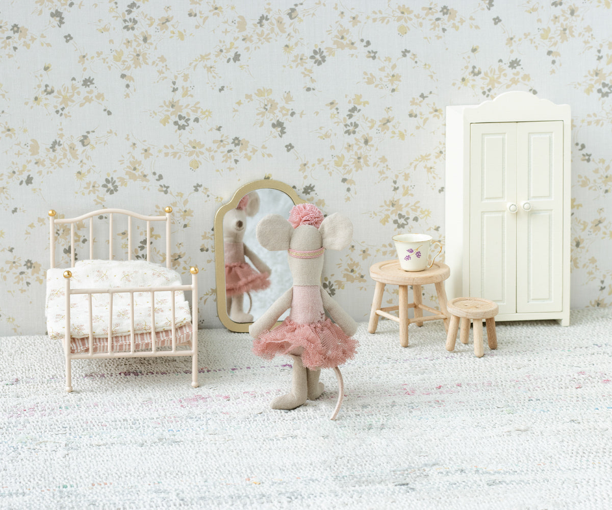Ballerina Mouse Little Sister - Off White - Maileg