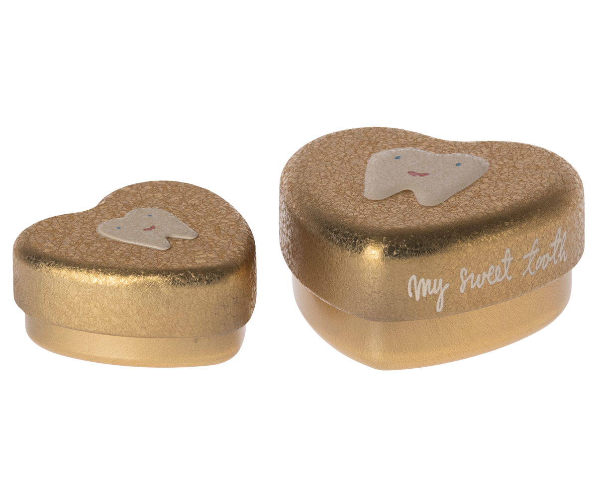 Tooth Fairy Gold Box 2 Piece Set - Maileg