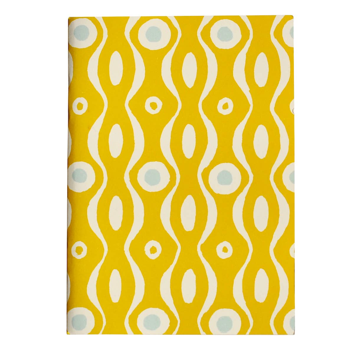 Pocket Notebook Persephone Mustard and Pale Turquoise