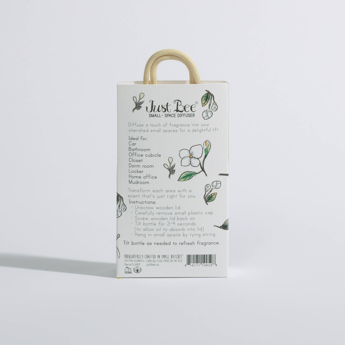 Small-Space Hanging Diffuser - Jasmine & Orange Blossom