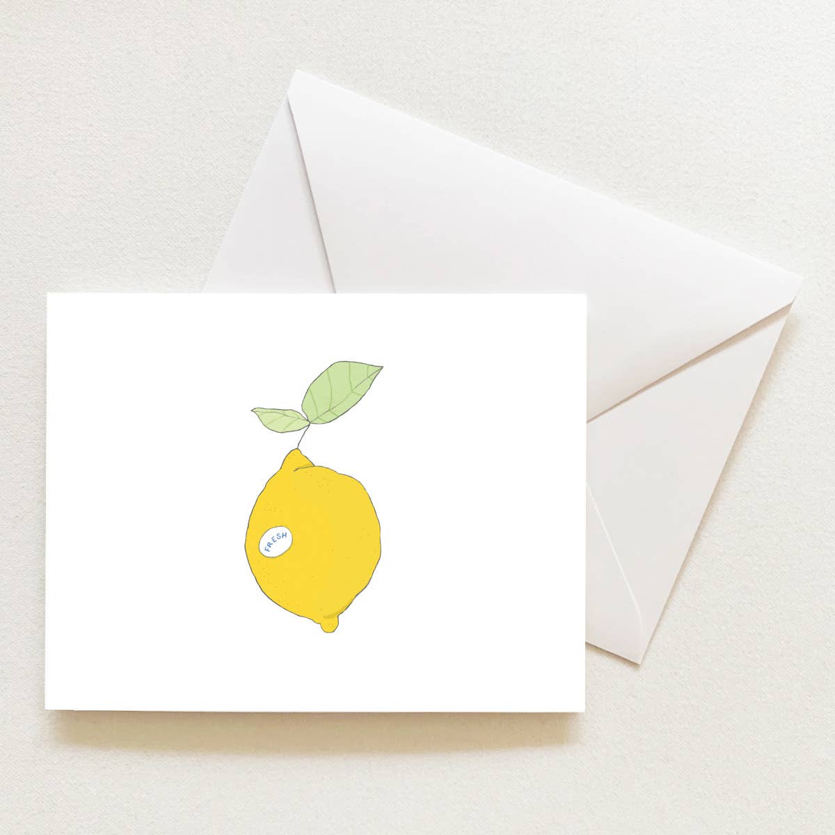 Lemon Boxed Note Cards