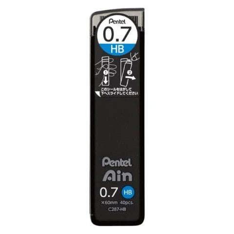 Pentel Mechanical Pencil Lead 0.7 40PCS HB