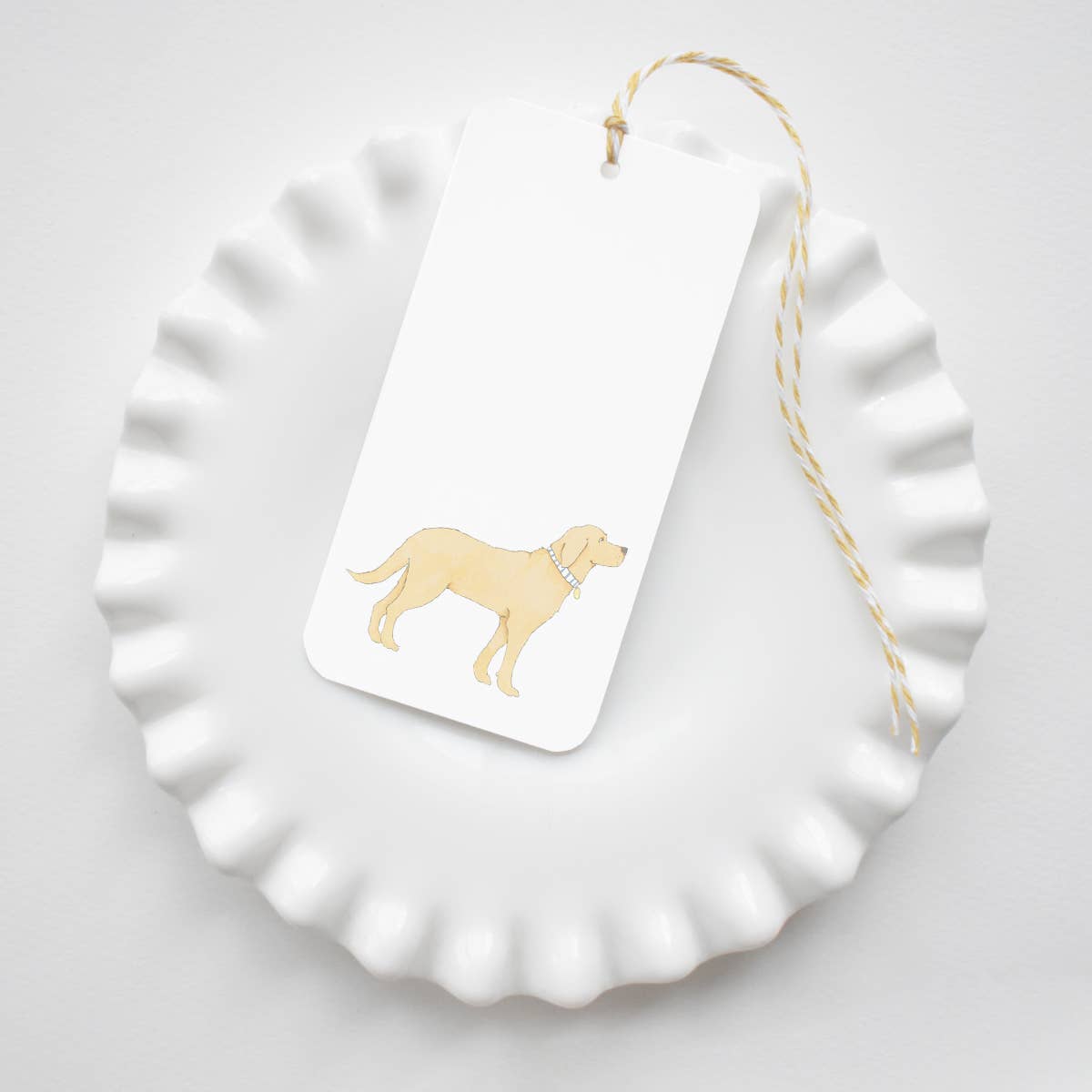 Golden Pup Gift Tag