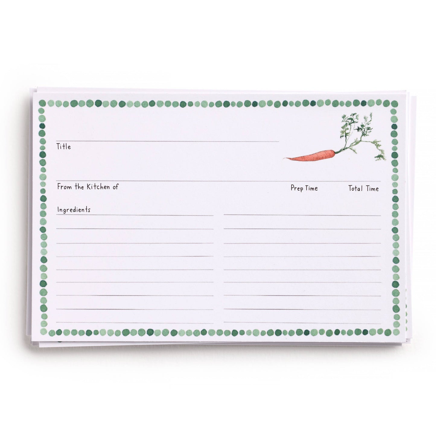 Farm to Table Recipe Card Set
