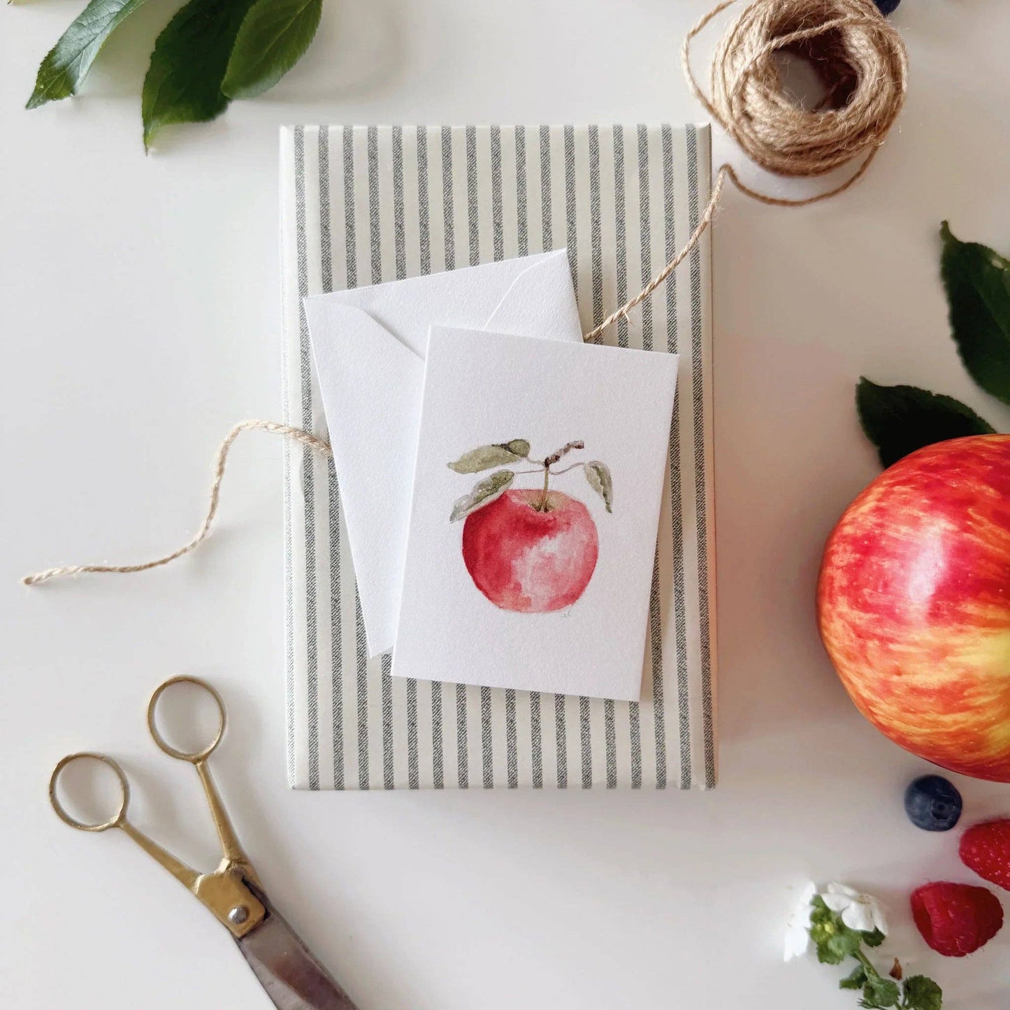 Apple mini enclosure notecard