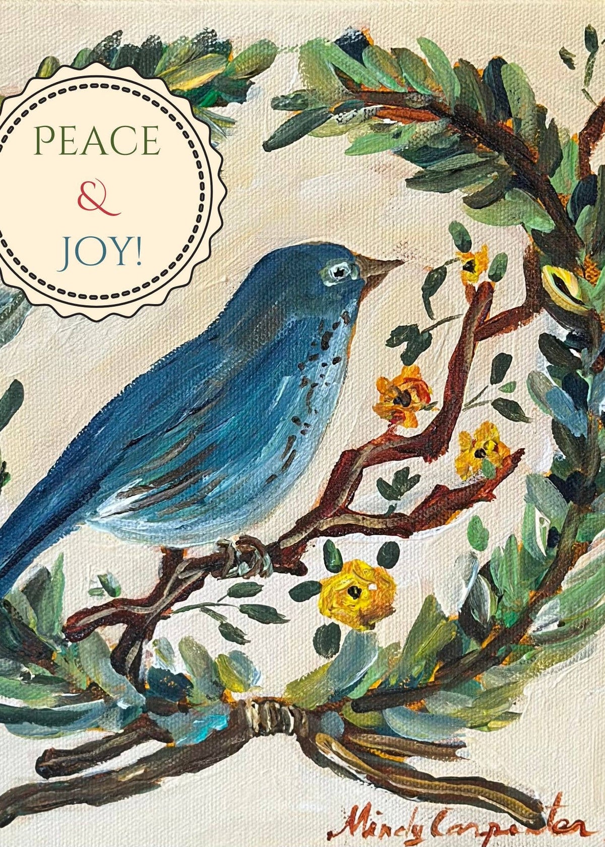 Peace & Joy Greeting Card