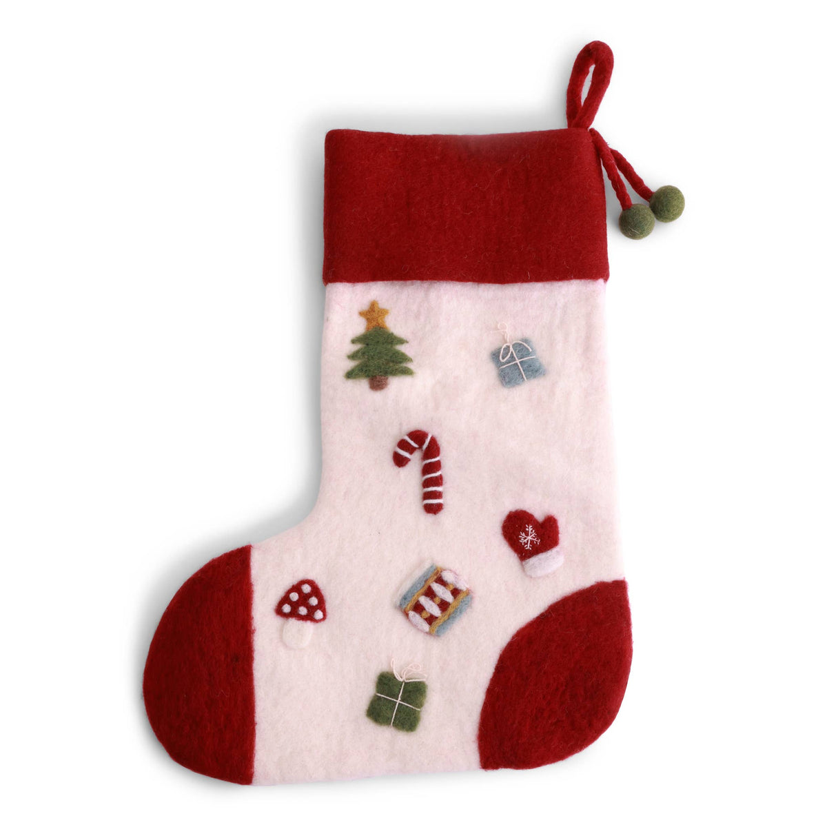 Christmas Stocking w/Christmas Elements