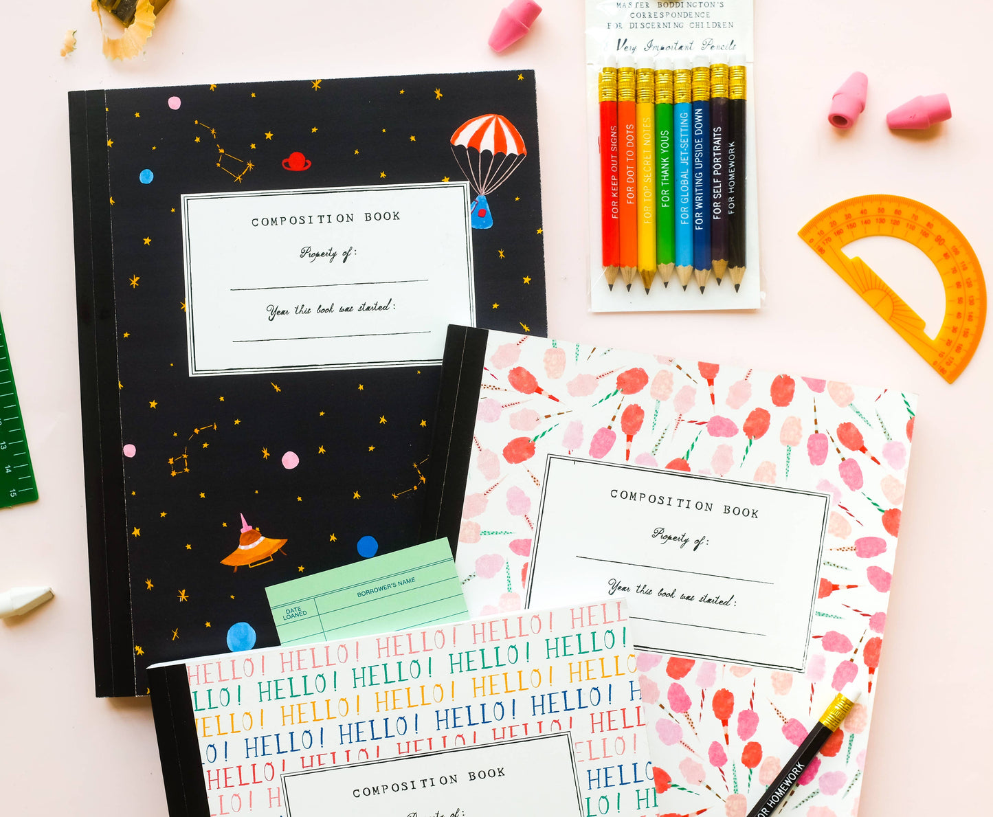 Strawberries Composition Book