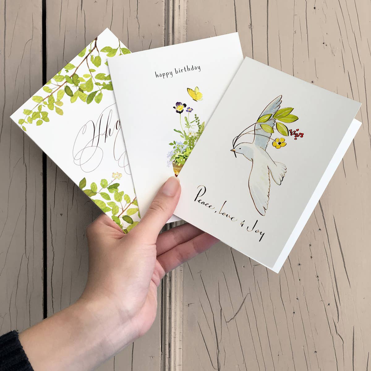 Blue Poppies - Flower Boxed Greeting Cards