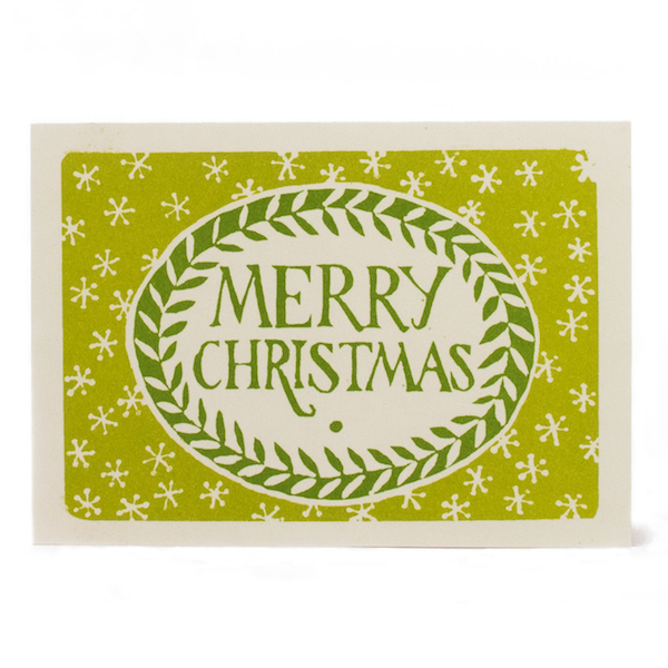 Merry Christmas Card Sap/Grass