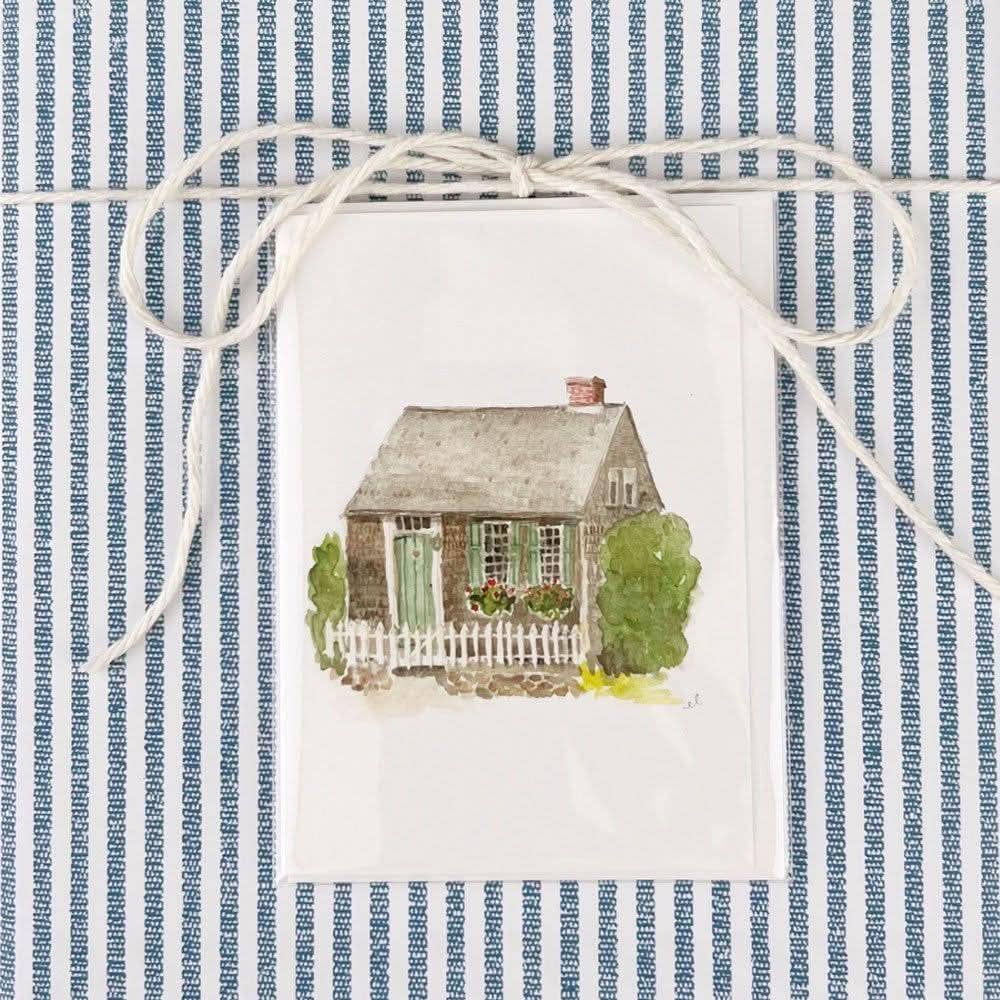 Cottage mini enclosure notecard