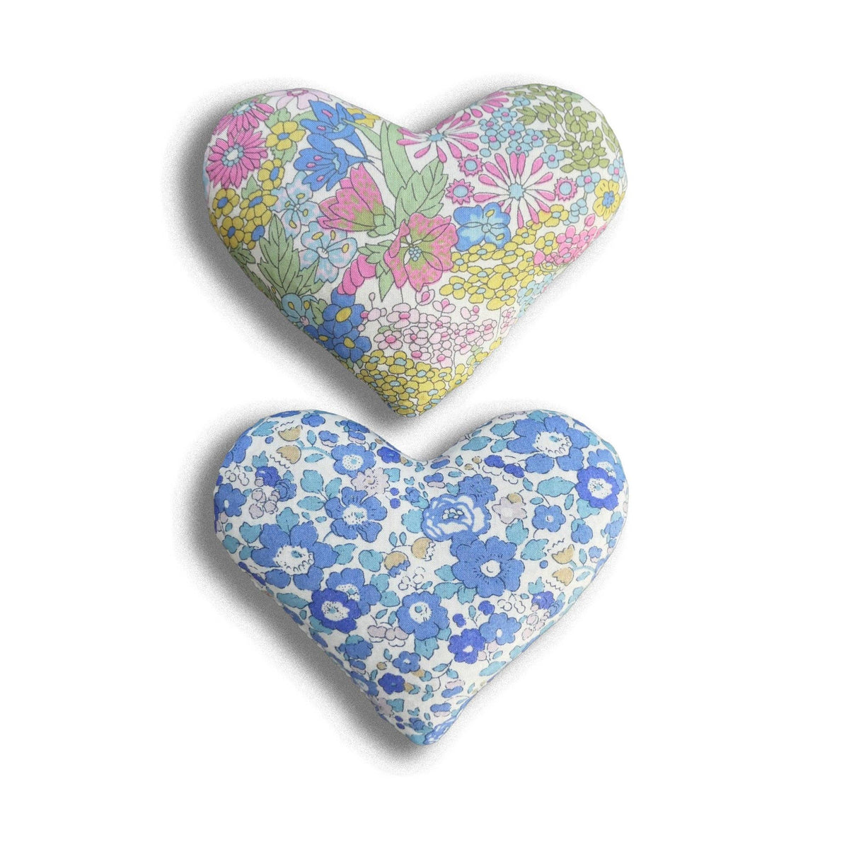 Box of 2 Cotton Lavender Hearts - Jack & Jill