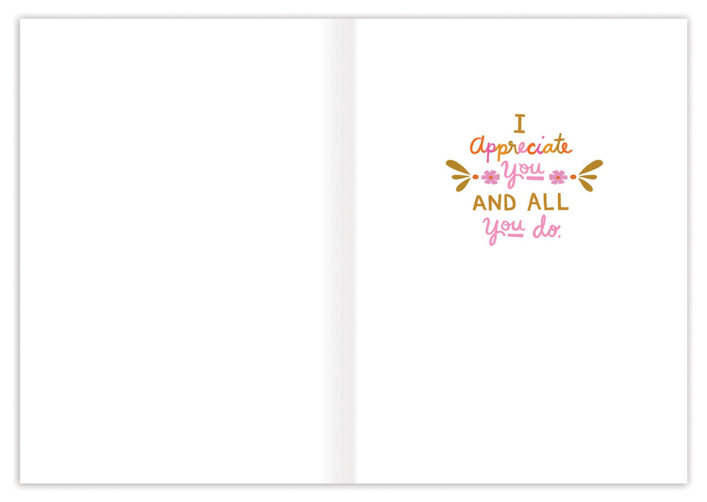 All My Very Many Thanks Card