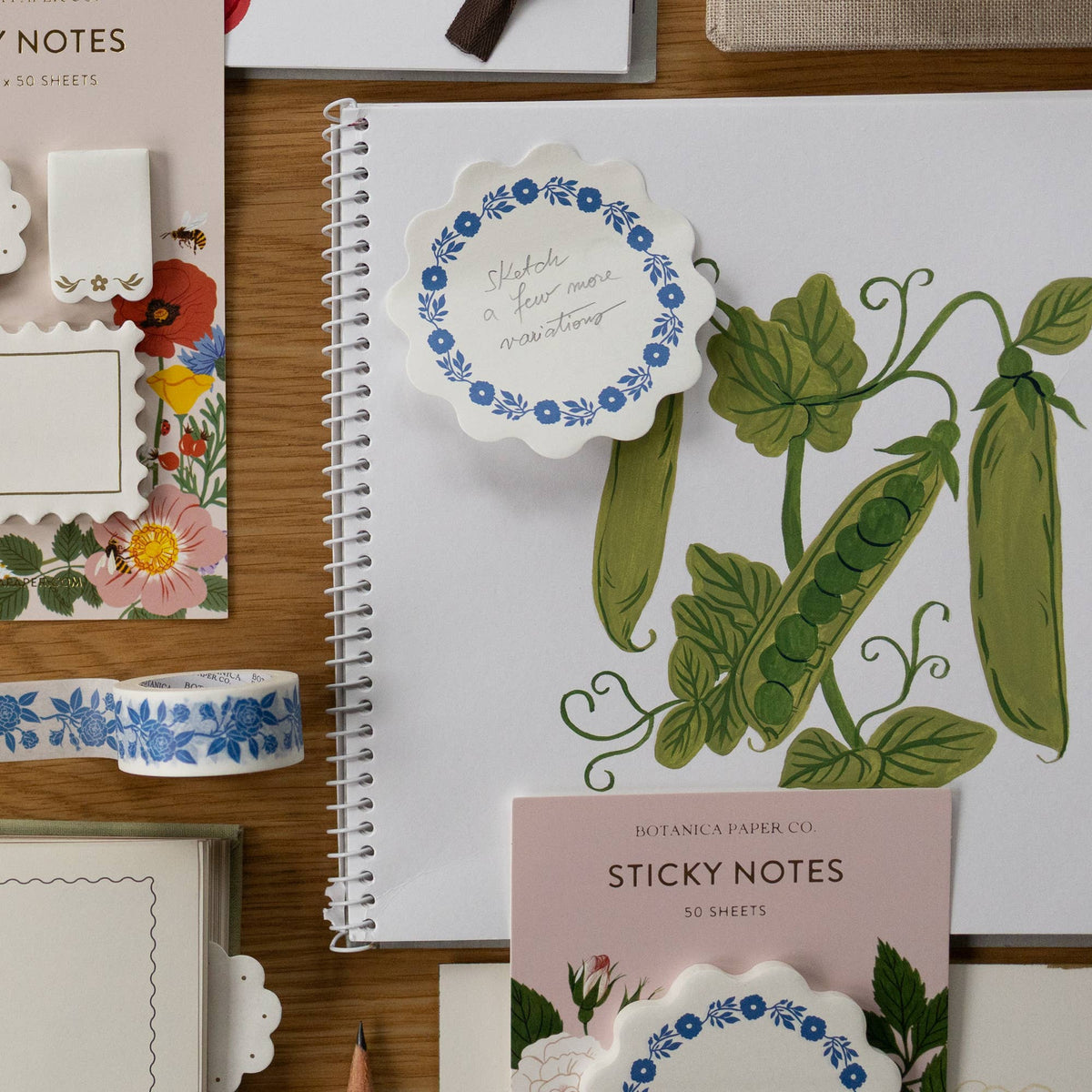 Blue Roses | Sticky Notes