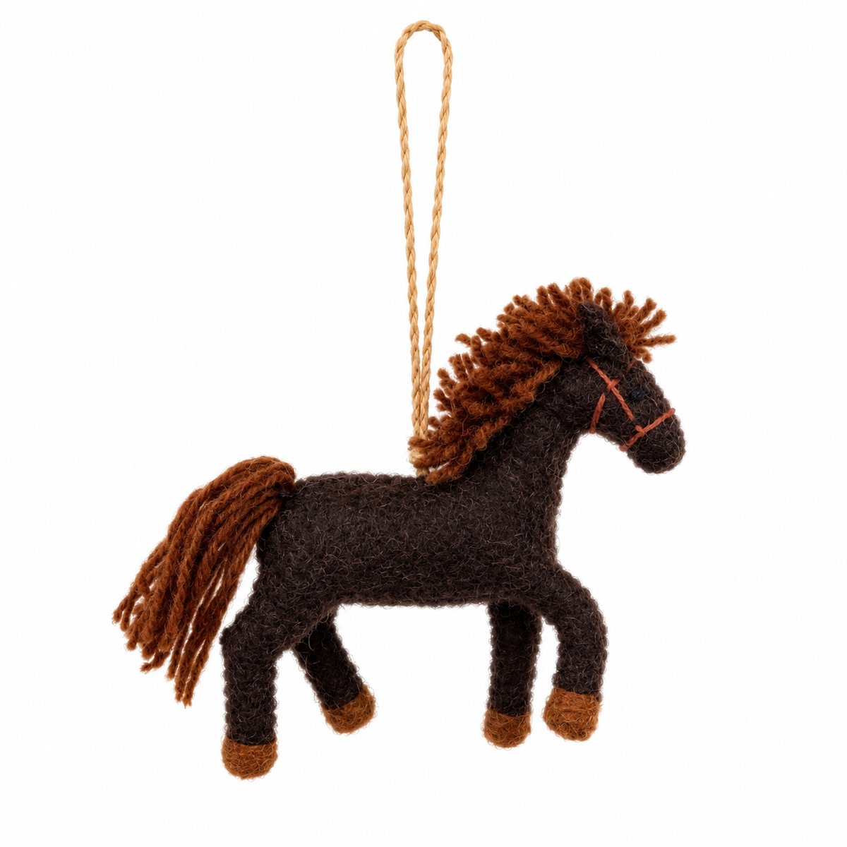 Felt Horse Ornament
