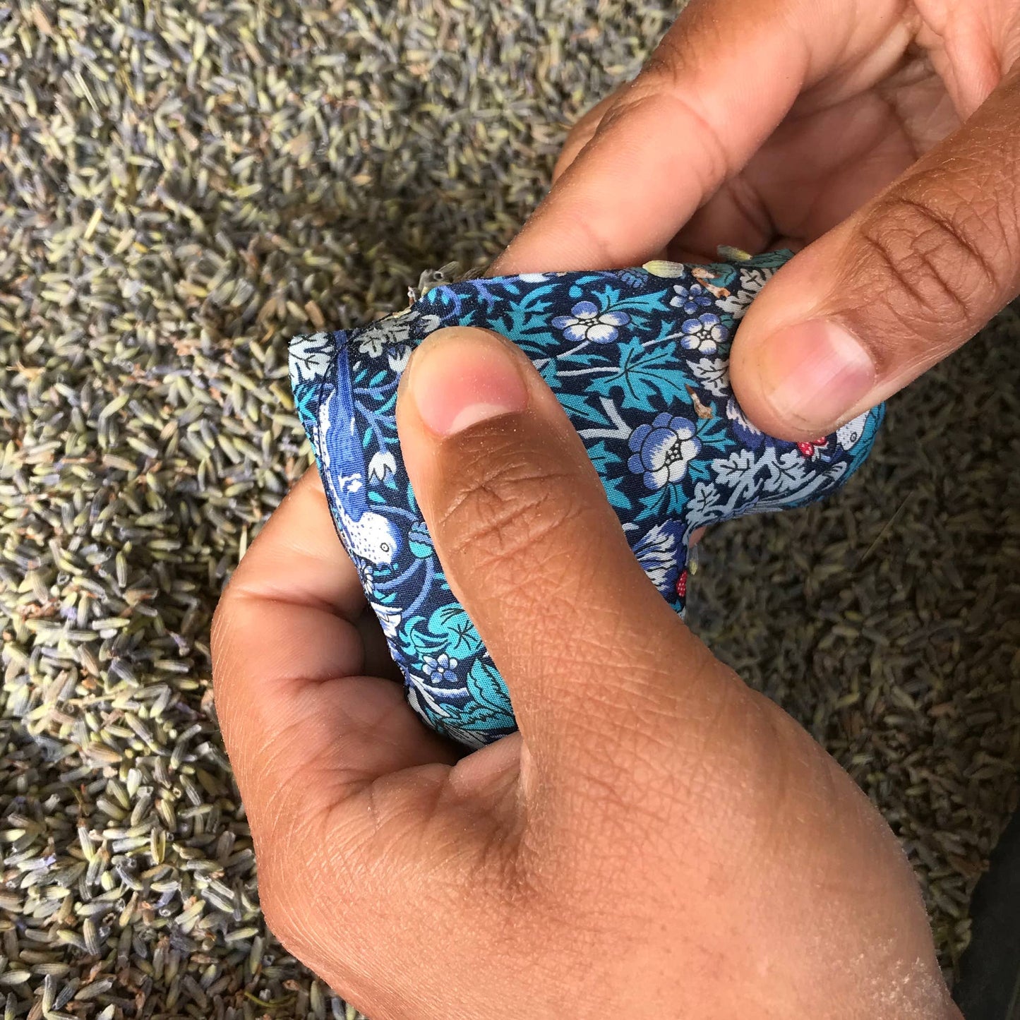 Lavender Heart Sachet - Assorted Liberty Fabrics