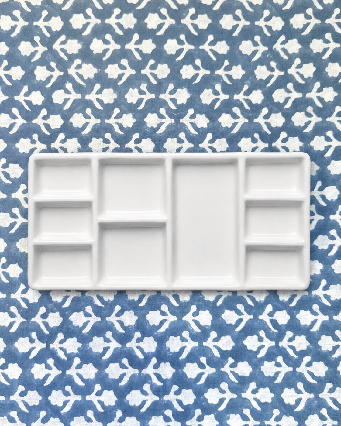 9-Well Ceramic Paint Palette