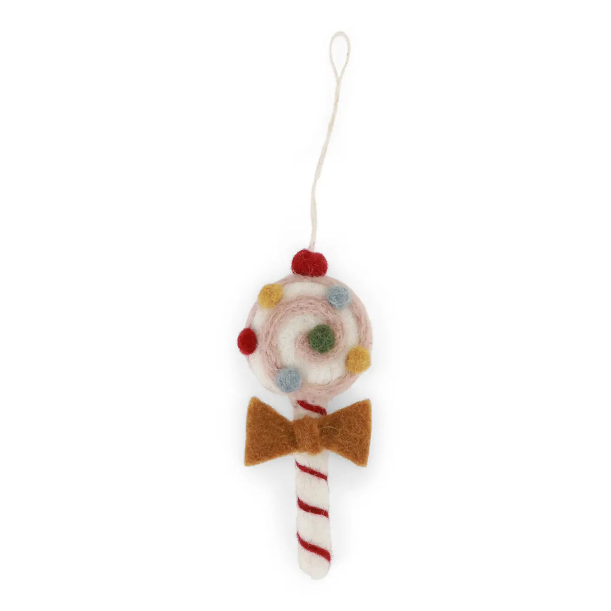 Christmas Candy w/Ochre Bow