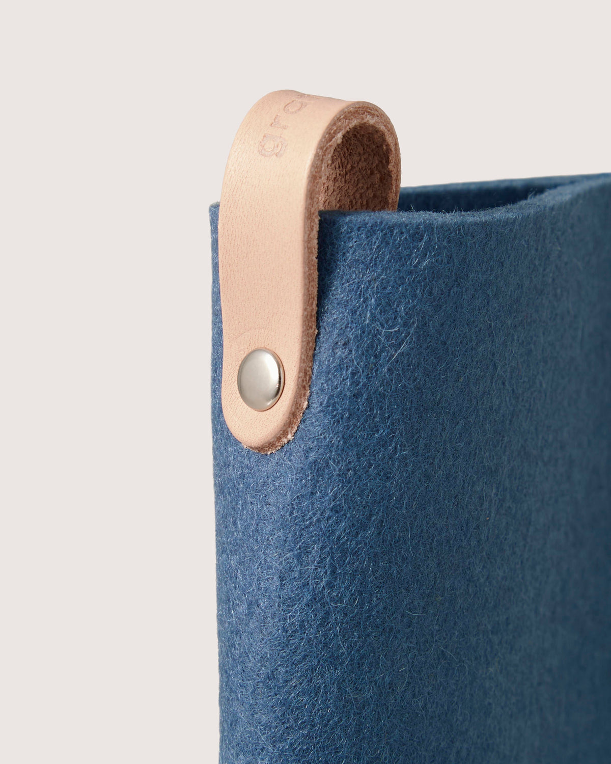 Horizon Blue Felt Eyeglass Case by Graf Lantz