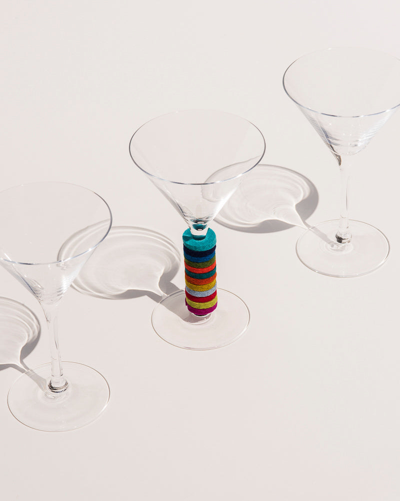 Rainbow Wine-O's Wine Markers by Graf Lantz