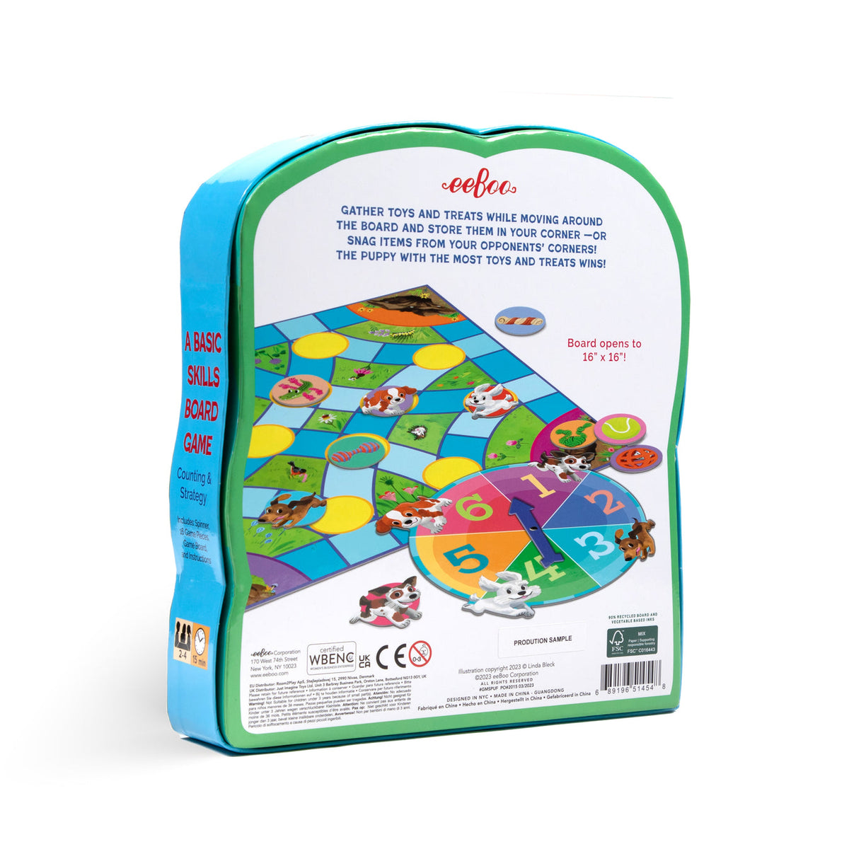 Puppy Fuffle Shaped Counting Game - eeBoo