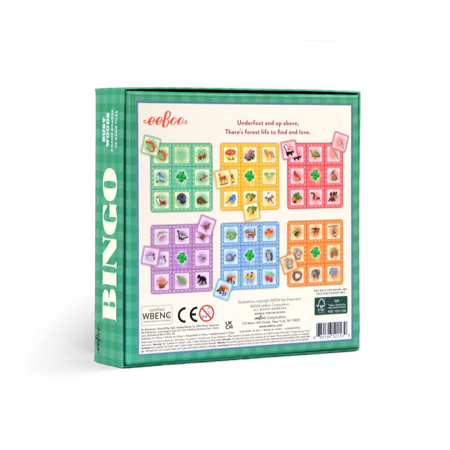 Busy Woods Bingo - eeBoo