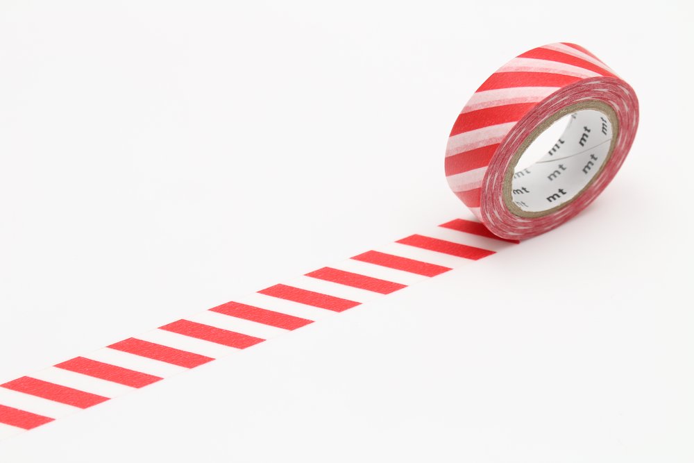 Stripe Red Washi Tape