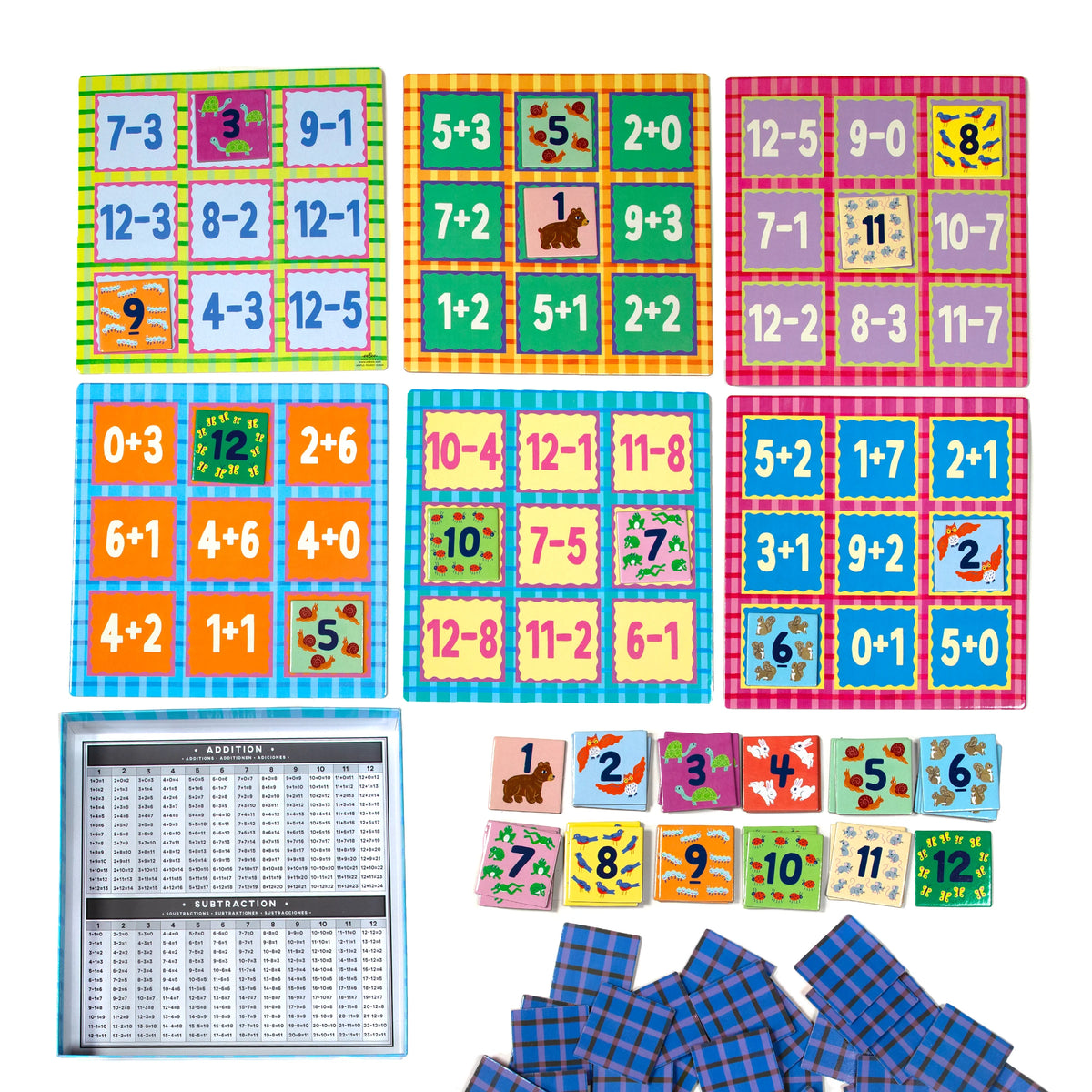 Simple Math Bingo - eeBoo