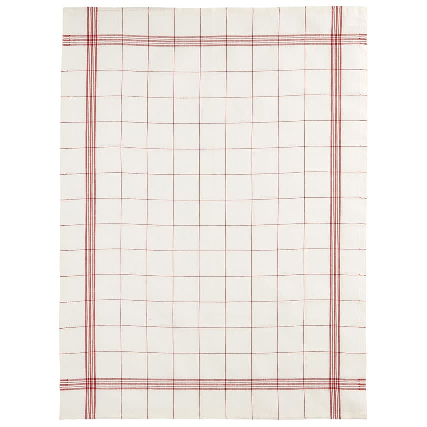 Teatowel 51X75cm Bistrot Washed Red