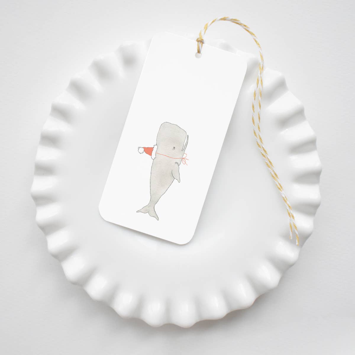 Lim. Edition Santa Whale Gift Tag