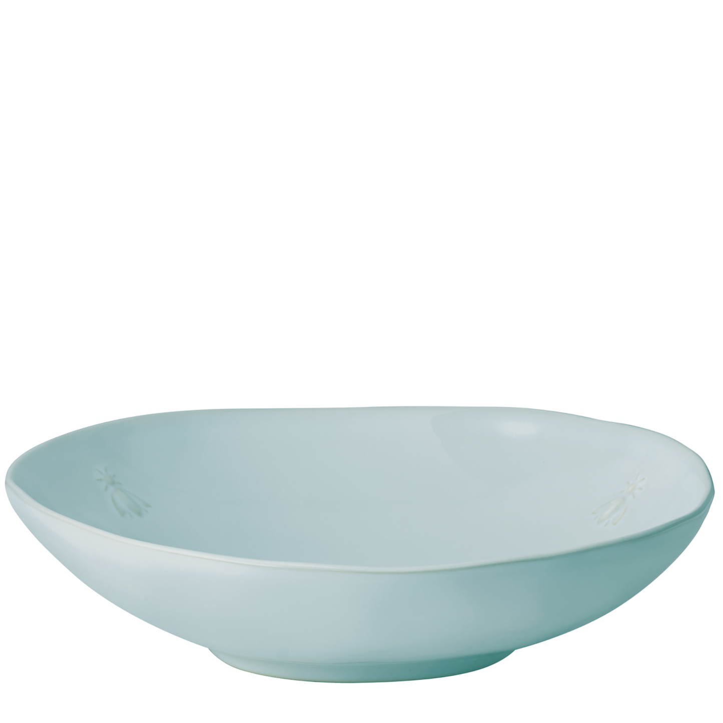 Bee Ceramic Pasta Plate Ecru