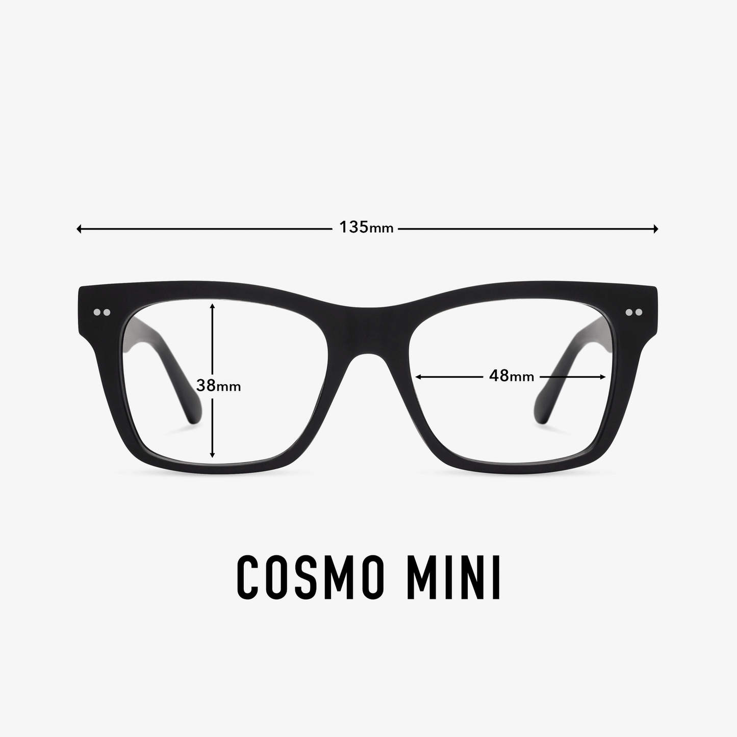 Black Cosmo Mini Readers - Look Optic