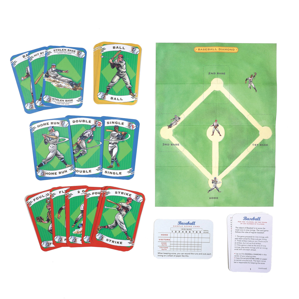 Baseball Playing Cards - eeBoo