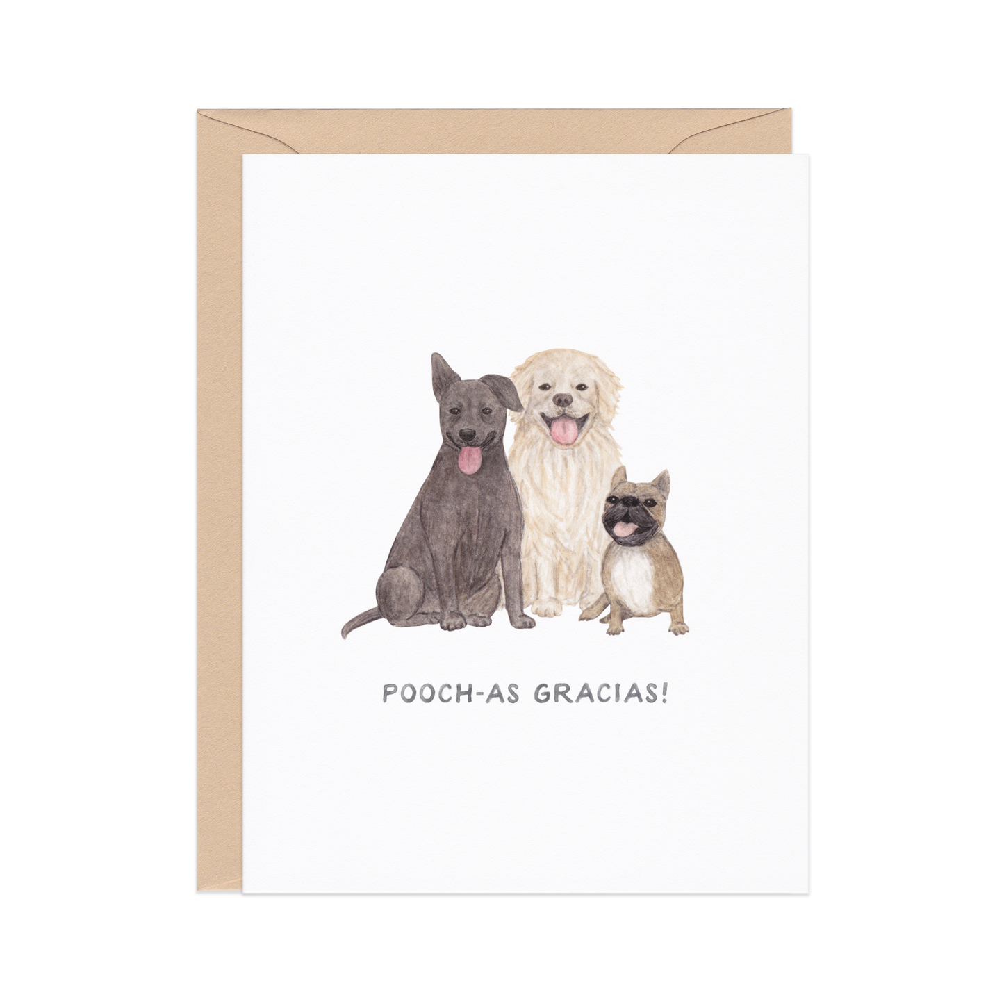 Pooch-as Gracias — Thanks Card