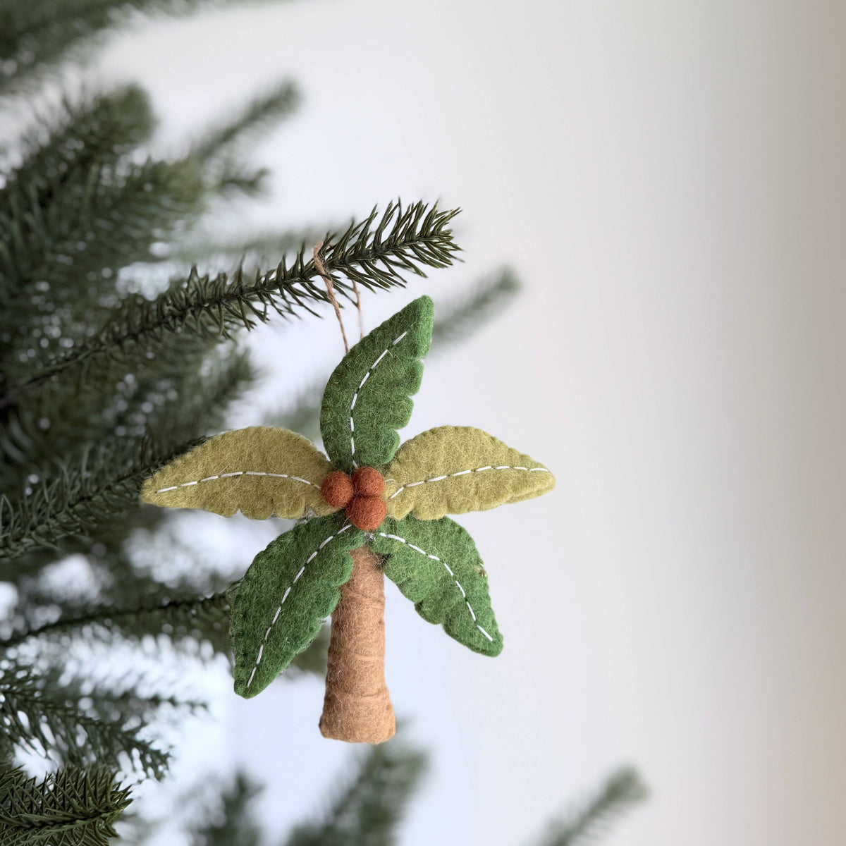 Palm Tree Felt Ornament