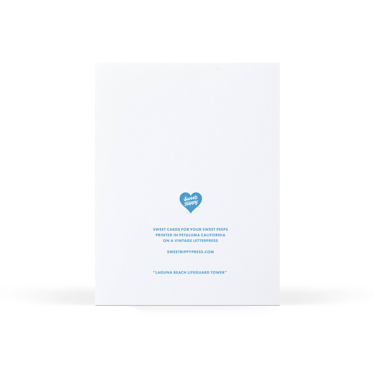 Laguna Lifeguard Tower Greeting Card