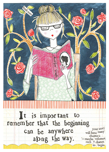 The Beginning Support Greeting Card