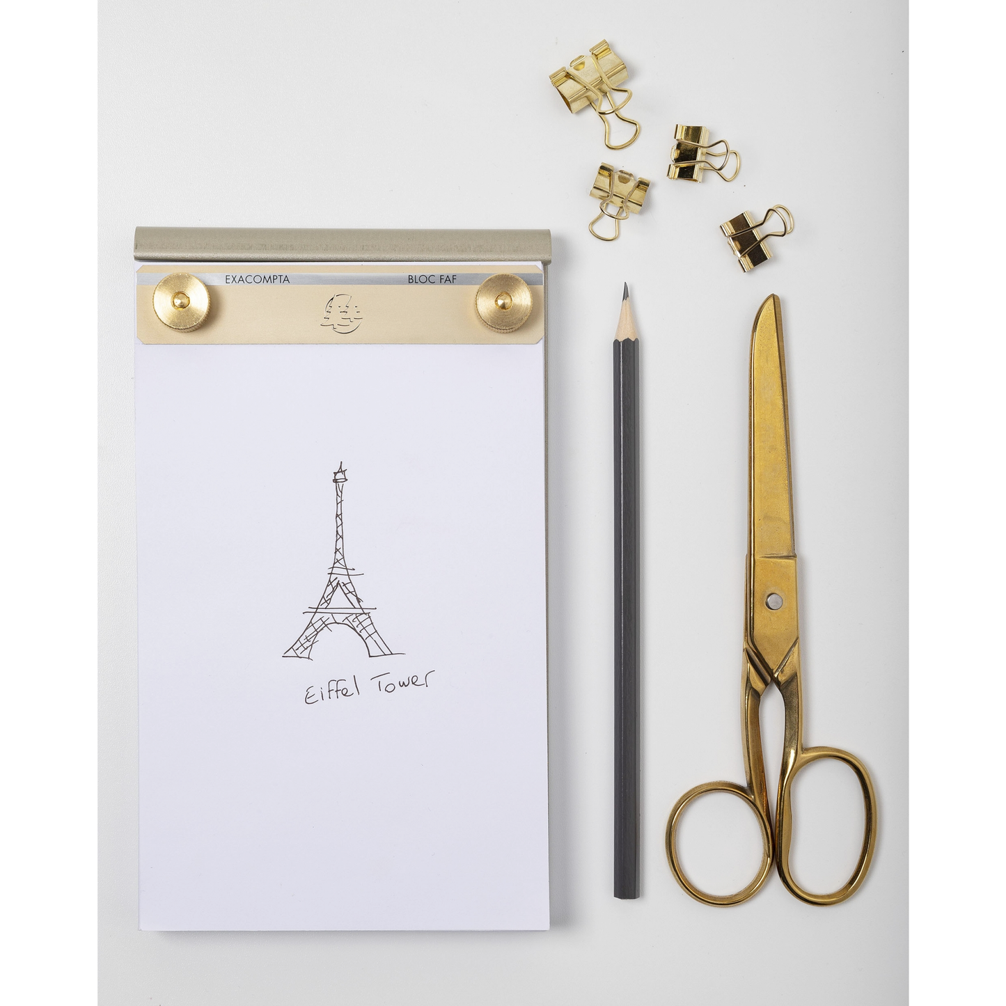 FAF Pad - Fabrique en France Brass Desk Pad