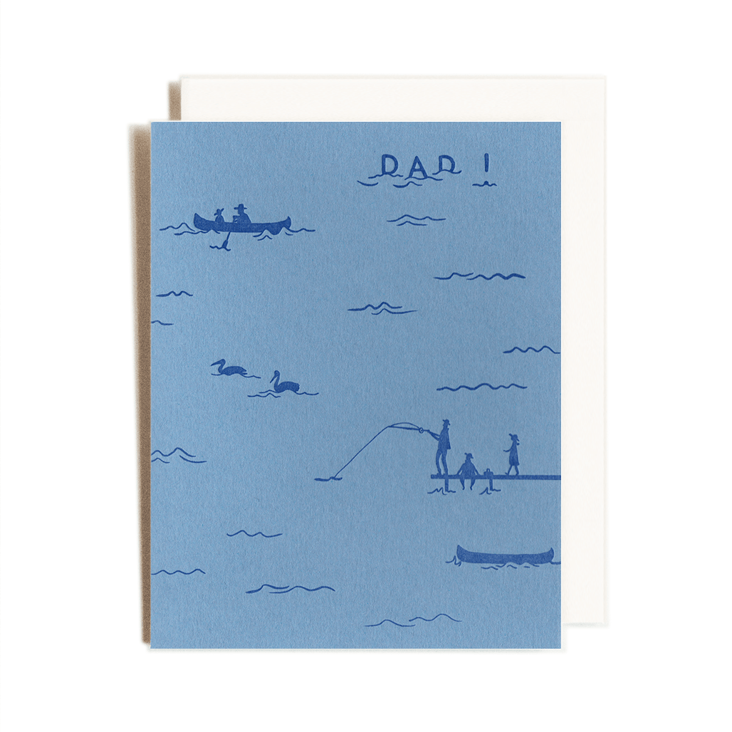 Fishing Dad Greeting Card