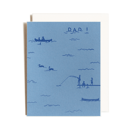 Fishing Dad Greeting Card