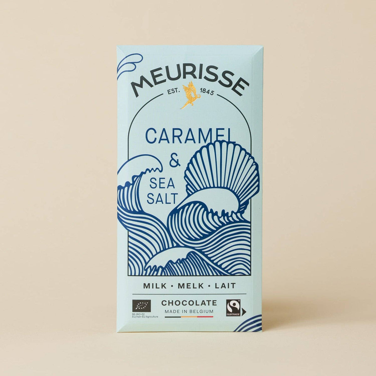 Meurisse - Chocolate Bar: Caramel & Almonds - Dark Chocolate 73%