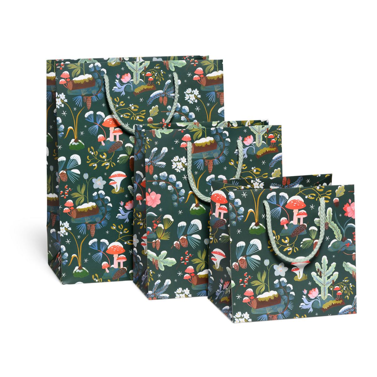 Holiday Moss gift bags: Small