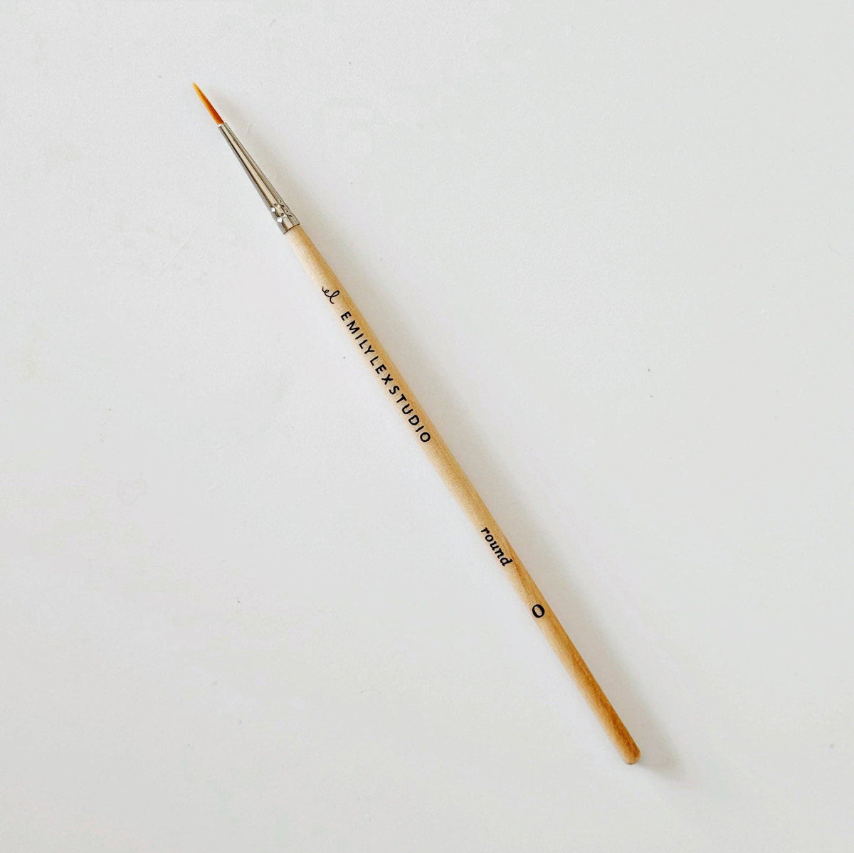 Emily Lex Watercolor paintbrush set of five wood brushes
