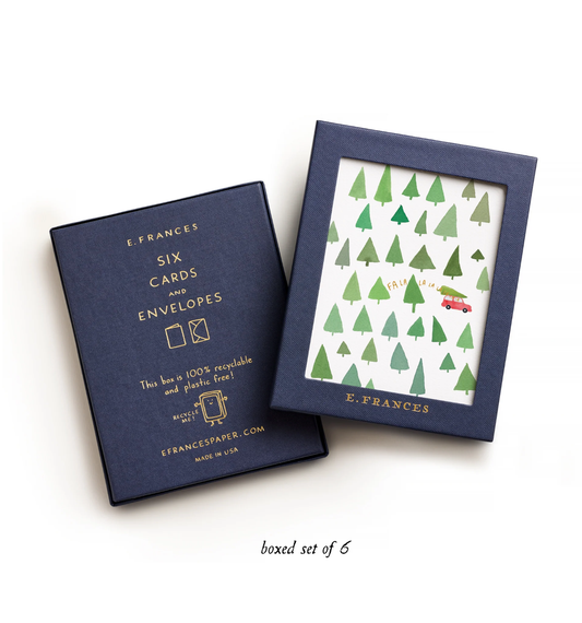Fa La La La La Trees Christmas Cards (Boxed Set of 6):