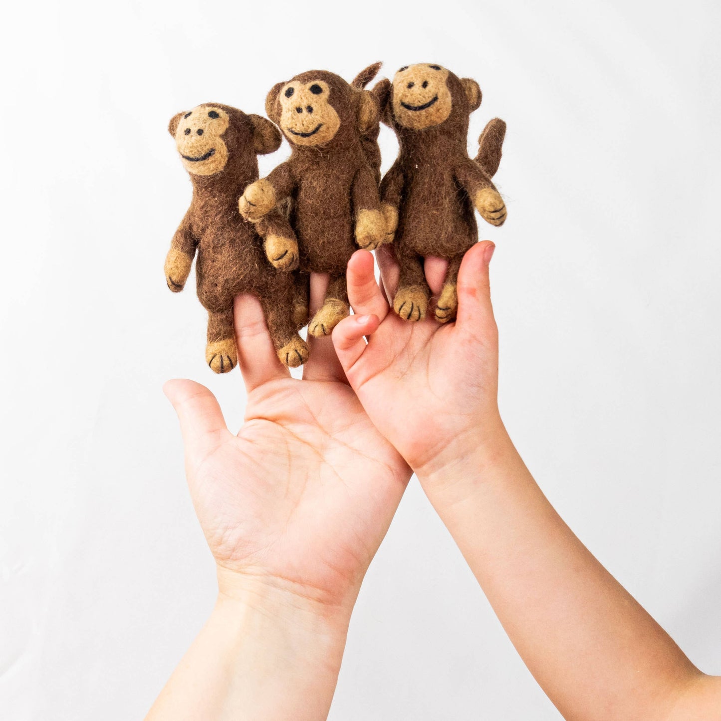 Monkey Felt Finger Puppet