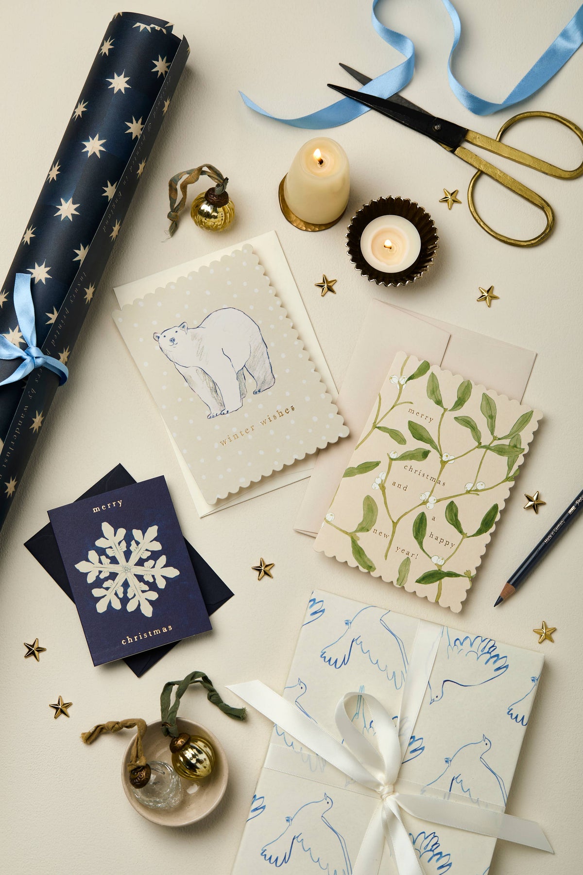 Polar Bear 'Winter Wishes' Card